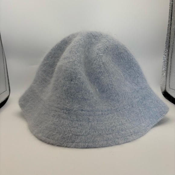 Accessories - Vintage rabbit wool baby blue Bucket Hat